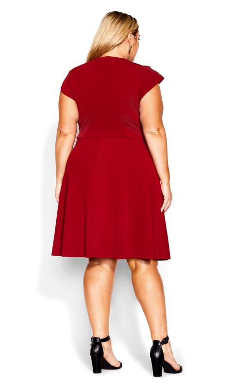 Skylar True Red Dress 4