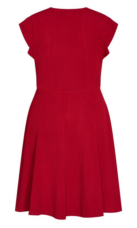 Skylar True Red Dress 5