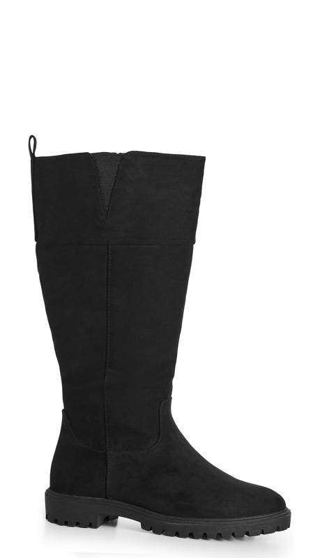 Zelda Black Tall Boot  1