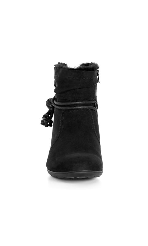 Maisie Wide Fit Black Ankle Boot 5