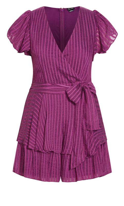 First Date Magenta Playsuit 6