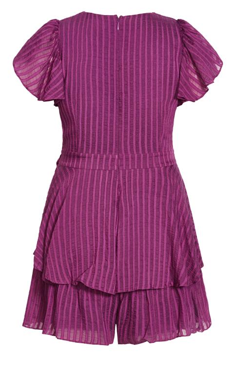 First Date Magenta Playsuit 7
