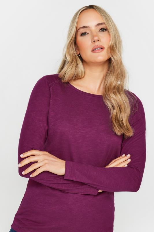 LTS Tall 2 Pack Blue & Purple Long Sleeve T-Shirt | Long Tall Sally 2