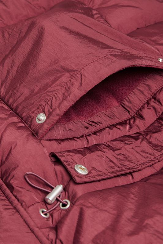 YOURS Plus Size Red Padded Parka Coat | Yours Clothing 8
