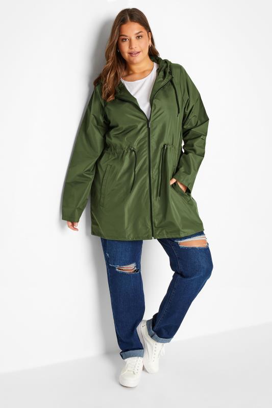 LTS Khaki Green Pocket Parka | Long Tall Sally 2