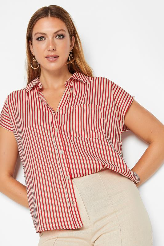 LTS Tall Women's Red Stripe Print Shirt | Long Tall Sally 4