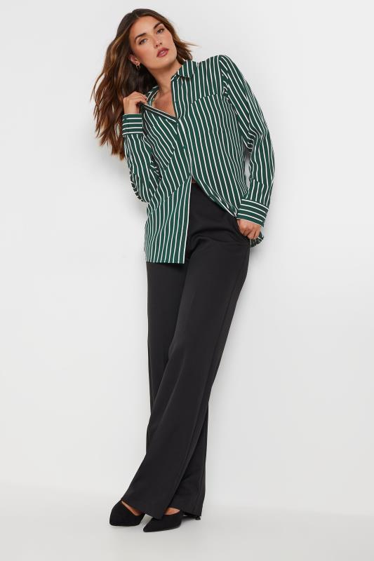 LTS Tall Women's Green Striped Long Sleeve Shirt | Long Tall Sally 3