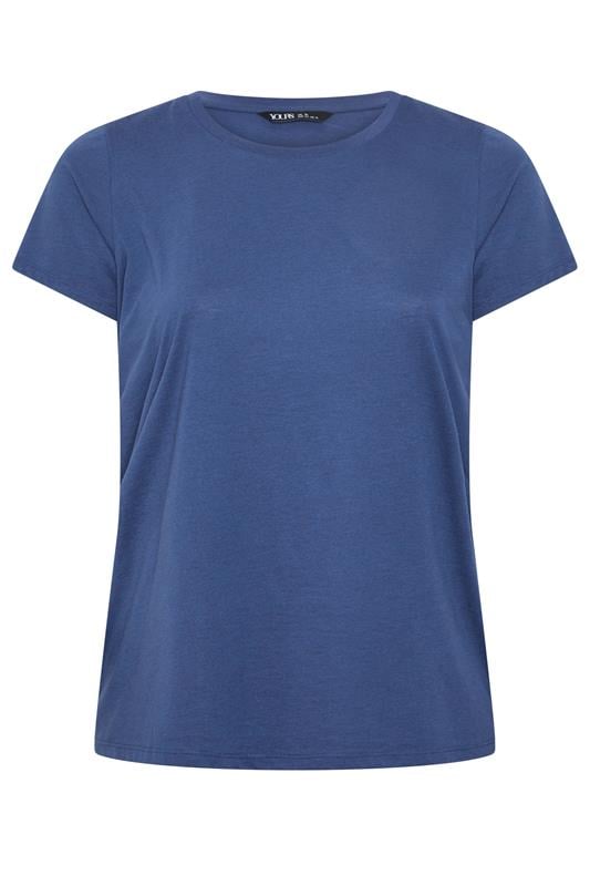 YOURSET 3 PACK Plus Size Purple & Blue Core T-Shirts | Yours Clothing 10