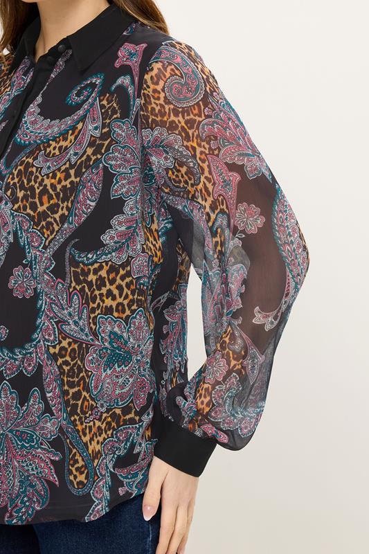STAR Black Paisley Print Shirt | StarByJM 5