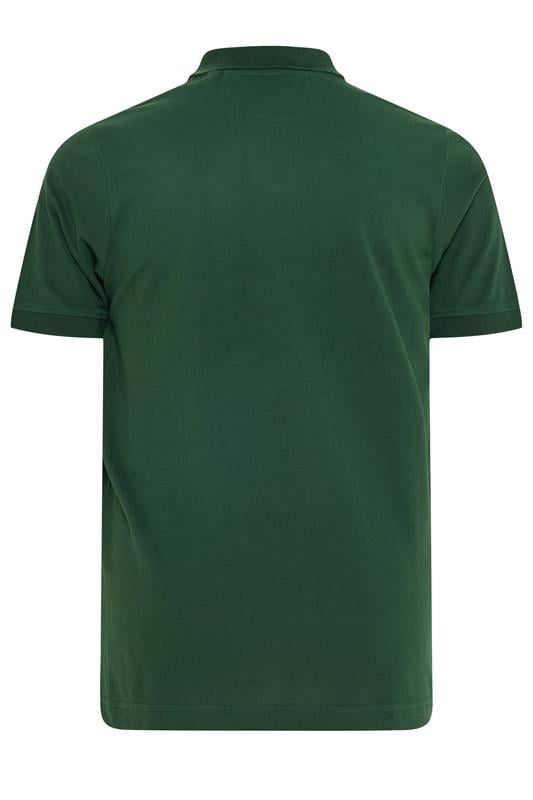 BadRhino Big & Tall Green Short Sleeve Polo Shirt | BadRhino 6
