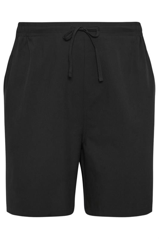 YOURS Plus Size Black Drawstring Swim Shorts | Yours Clothing 5