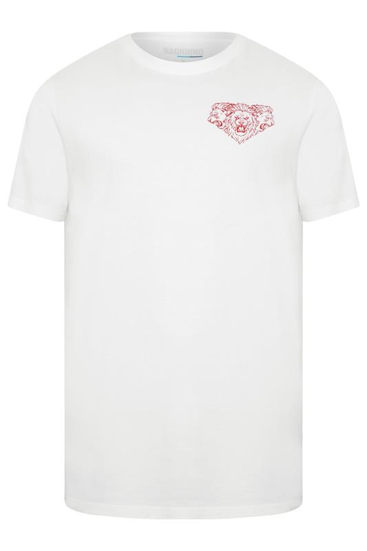 BadRhino Big & Tall White England T-Shirt | BadRhino 7