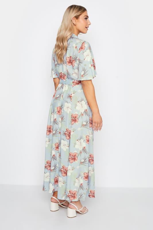 M&Co Blue Floral Print Shirt Dress | M&Co 3