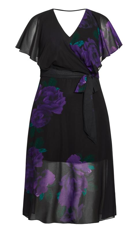 Rich Romance Purple Wrap Maxi Dress 4