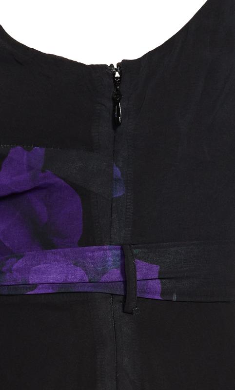 Rich Romance Purple Wrap Maxi Dress 6