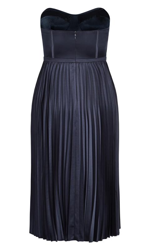 Plus Size Navy Blue Midi Dress | Evans 6