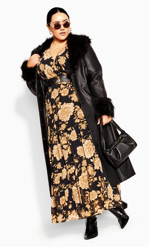 EVANS Plus Size Black Spanish Romance Coat | Evans 3