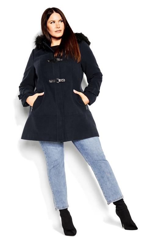 Evans Navy Wonderwall Coat 2