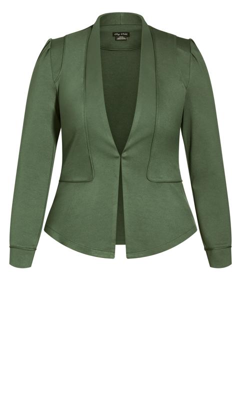Piping Praise Teal Structured Jacket 6