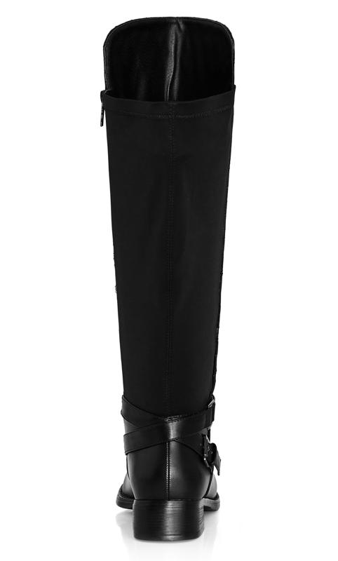 Diana Quilted Tall Wide Width Boot Black 3