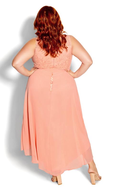Hi Lo Peach Lover Dress 2