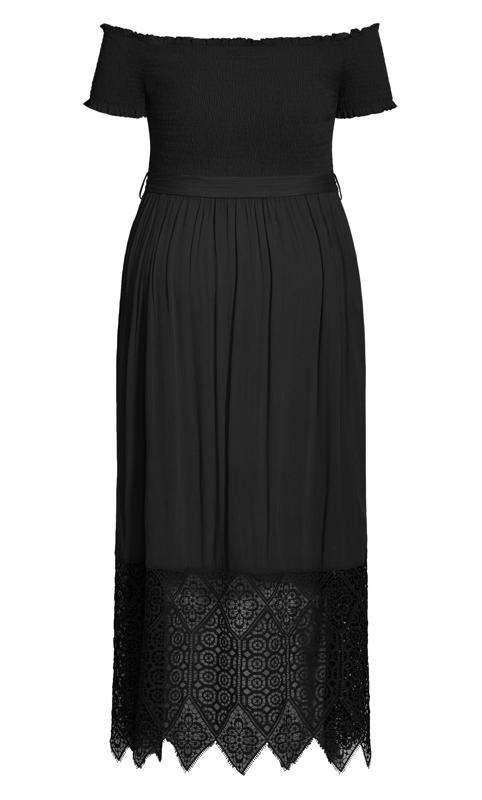 Evans Black Lace Maxi Dress 4