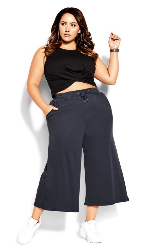 Plus Size  CCX Grey Youth Culotte