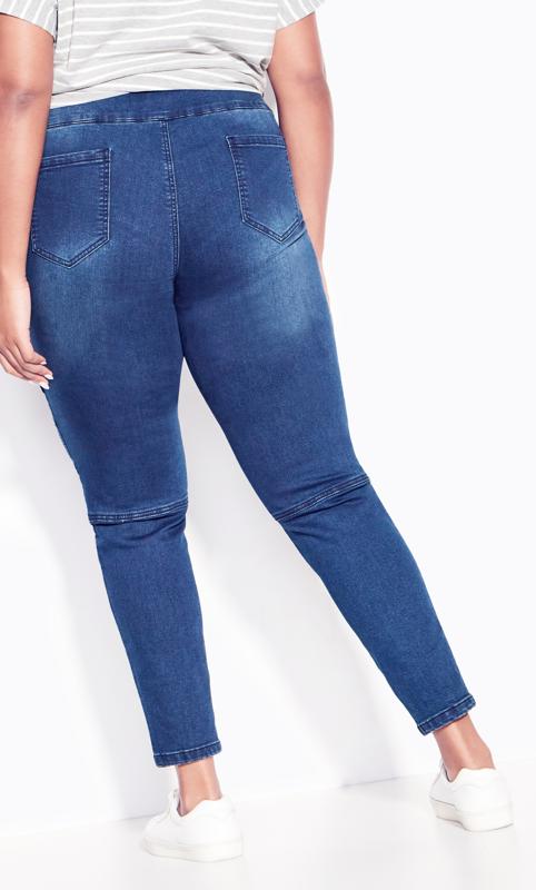 Zim & Zoe Mid Blue Denim Kyrie Skinny Jeans 4