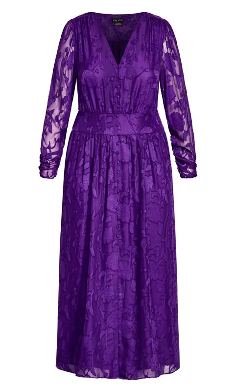Plus Size Purple Sweet Sass Maxi Dress 4
