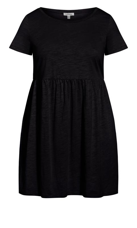 Plus Size Kyra Knit Dress Black 5