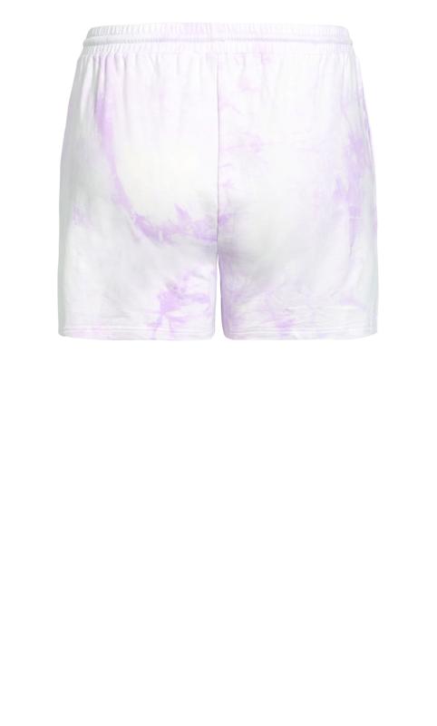 Evans Purple Tie Dye Shorts 7