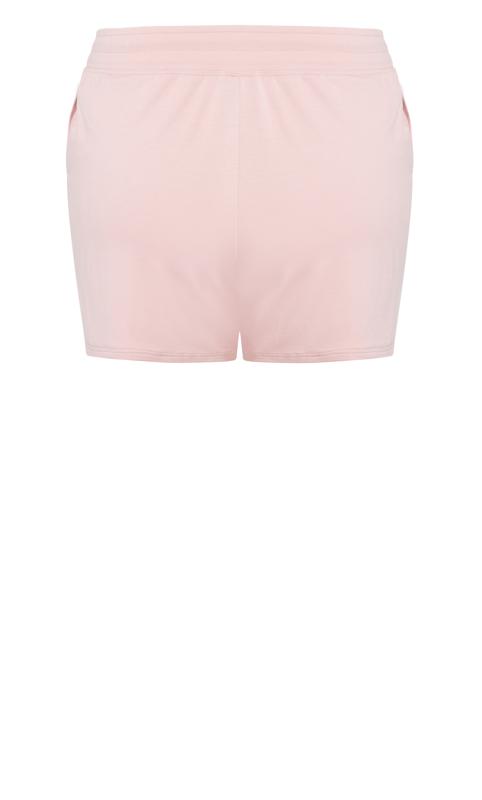 Knit Soft Pink Tie Short 7