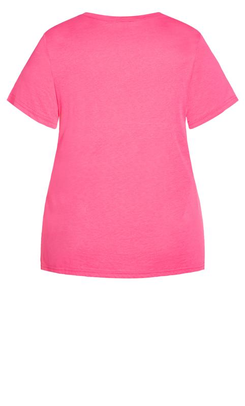 Short Sleeve Pink Paradise Sleep Top 6