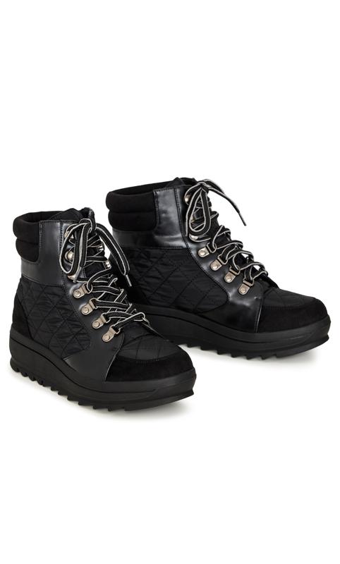 Piper Black Wide Fit Winter Boot 6