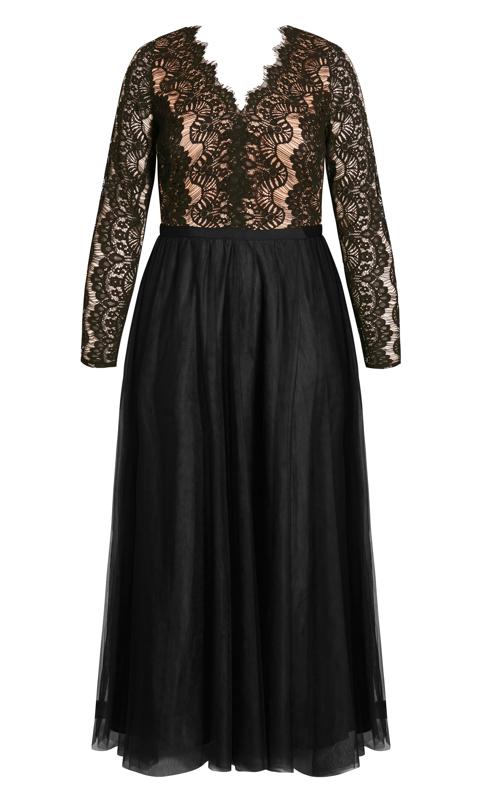 Rare Beauty Black Maxi Dress 4
