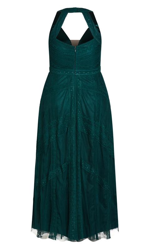 Divine Whimsy Emerald Maxi Dress 5
