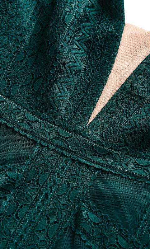 Divine Whimsy Emerald Maxi Dress 7