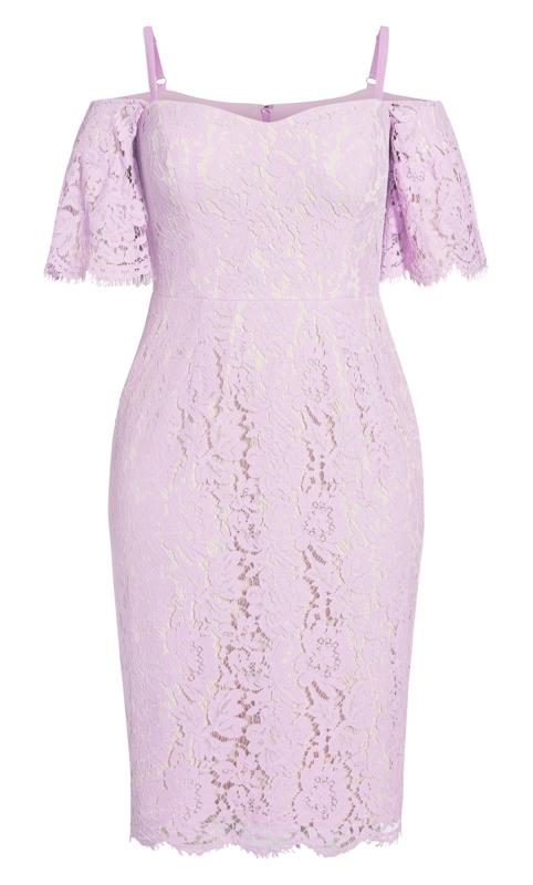 Lace Whisper Lilac Dress 4