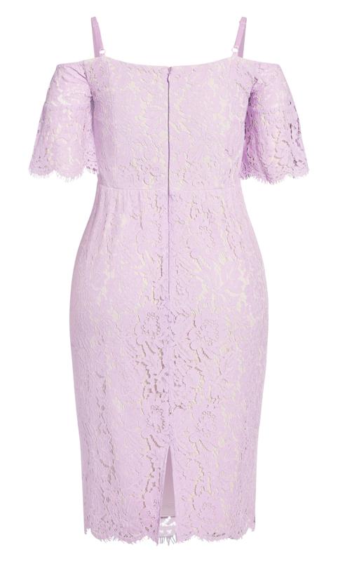 Lace Whisper Lilac Dress 5