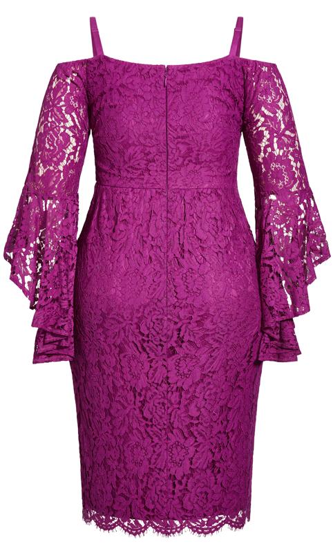 Lace Amour Magenta Dress 6