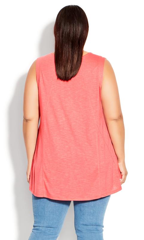 Coral Fit N Flare Tank 4