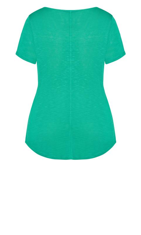 Evans Green Short Sleeve T-Shirt | Evans 6