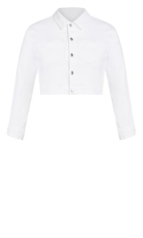 Ava White Denim Jacket 7