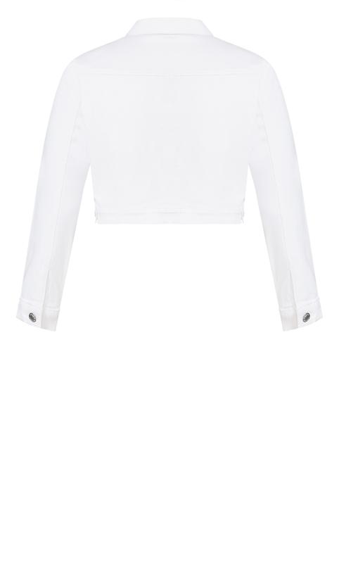 Ava White Denim Jacket 8