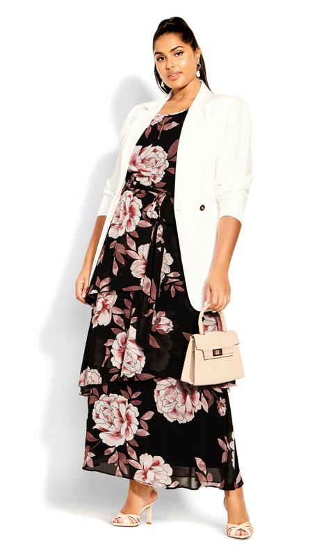 Imperial Bloom Ivory Floral Maxi Dress 2