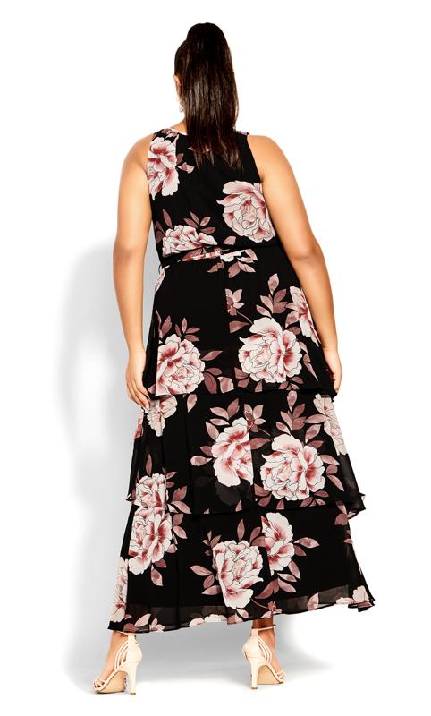 Imperial Bloom Ivory Floral Maxi Dress 3