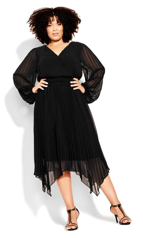 Romee Black Midi Dress 2