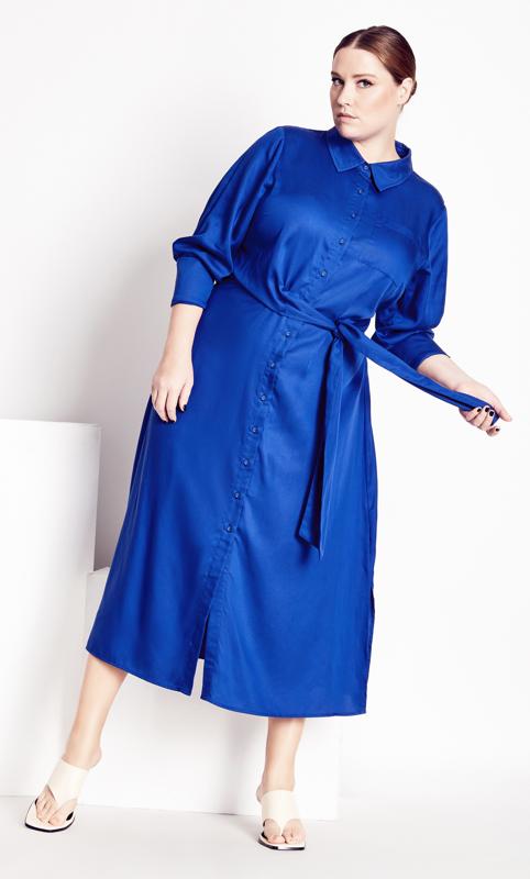 Plus Size  Refinity Blue Claire Dress