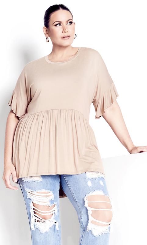 Cheap Plus Size Peplum Top In Normal Or Plus Size