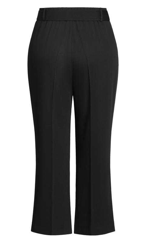 City Chic Black High Waisted Trousers 5